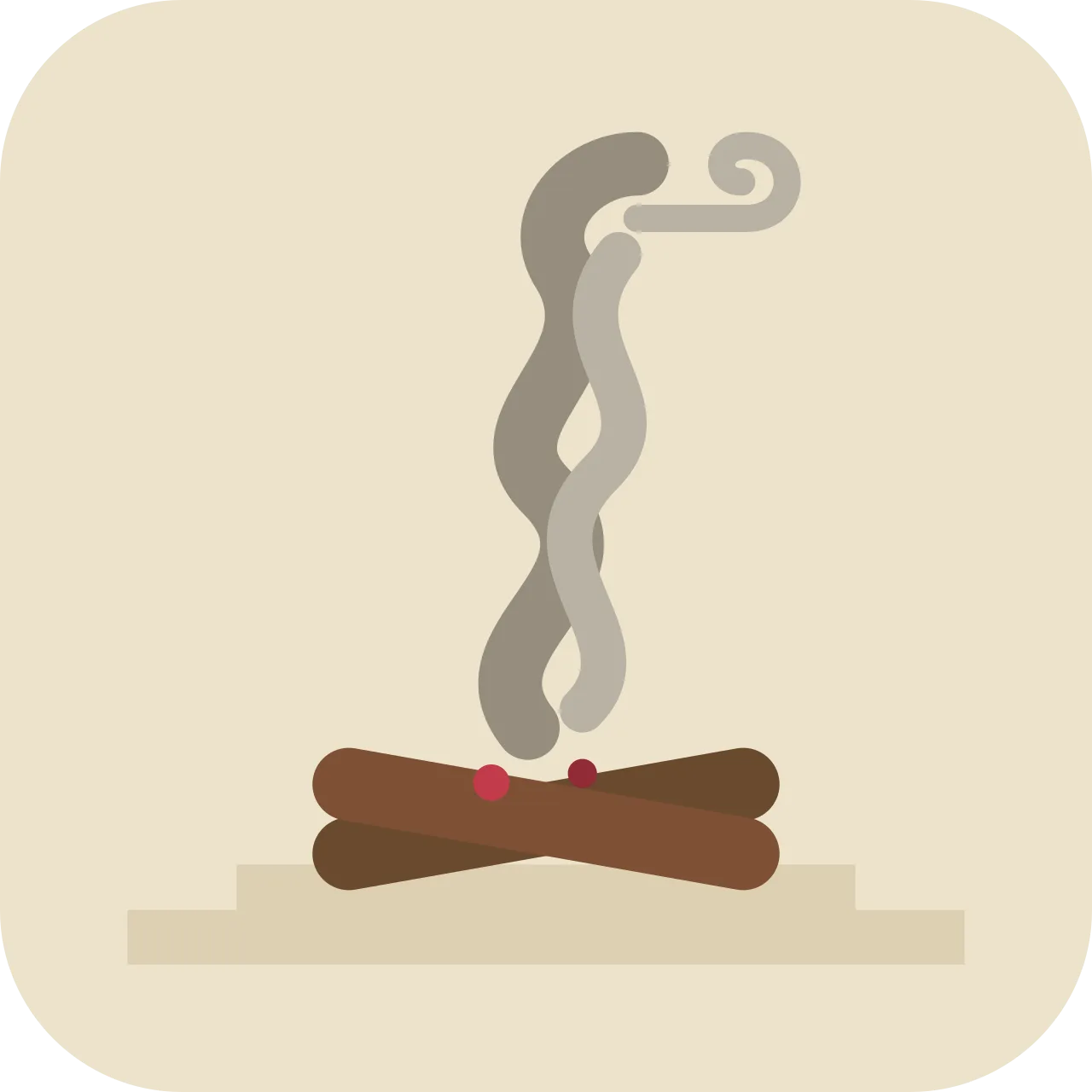 pukti — smoke