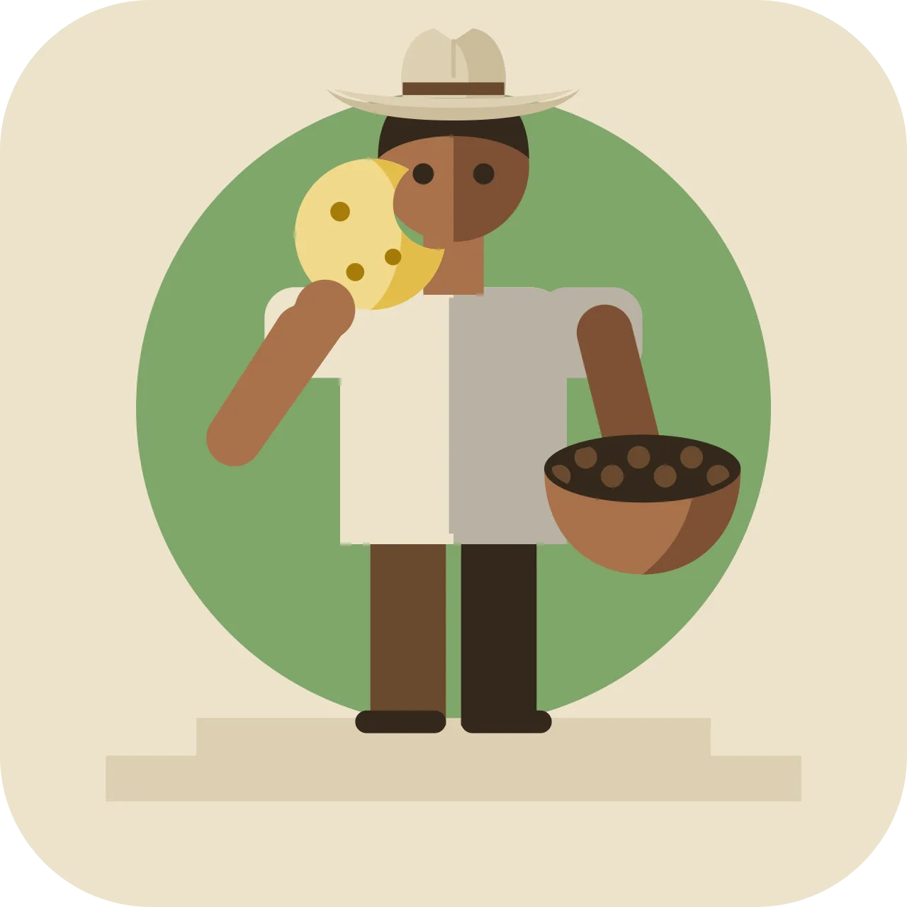 takwa — comer (sin decir qué), alimentarse